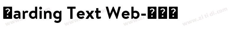 Harding Text Web字体转换 Harding Text Web字体转换